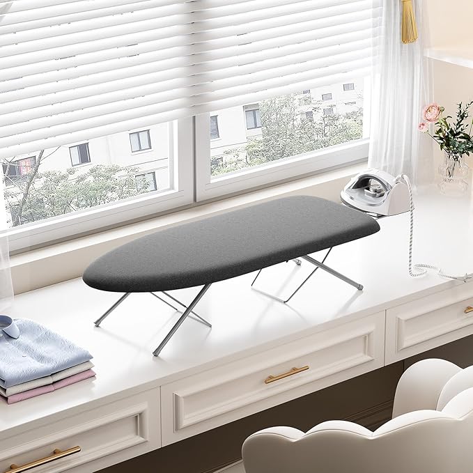 KINGBOARD Tabletop Ironing Board, Small Ironing Boards - Image 8