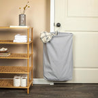 Household Essentials Door Hanging Laundry Bag, Washable Canvas Bag - Image 3