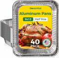 9x13 Aluminum Pans, Extra Heavy Duty Half Size Disposable Aluminum Foil Pans by Unknown