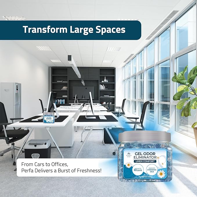 Scented Gel Air Freshener | Linen Comfort Gel Air Fresheners - Image 3