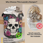 Skull Gothic Laundry Hamper - Image 3