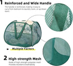 Collapsible Laundry Basket, 90L Foldable Pop-up Laundry Hamper - Image 3