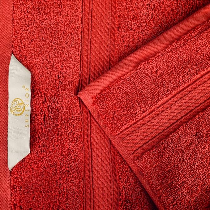 SUPERIOR Egyptian Cotton Pile Hand Towel Set of 4, Ultra Soft Luxury Towels - Image 6