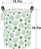 QUEENLALA Large Storage Basket, Laundry Hamper/Bathroom/Home Decor/Collapsible - Image 2