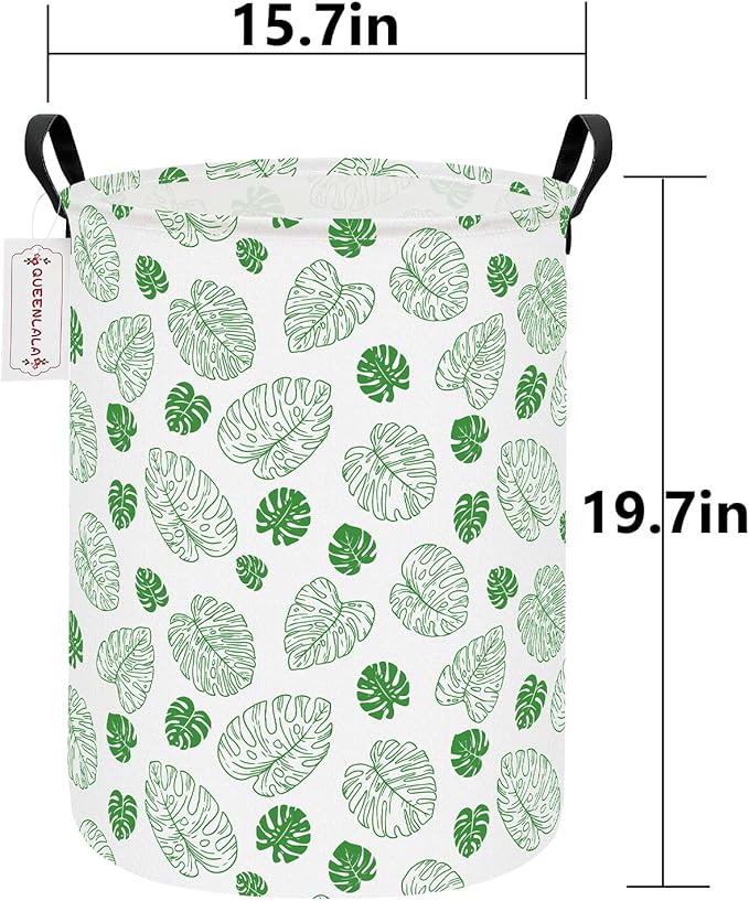 QUEENLALA Large Storage Basket, Laundry Hamper/Bathroom/Home Decor/Collapsible - Image 2