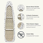 Ironing Board Cover and Pad 15"x54" Extra Thick Natural Cotton, Scorch and - Image 4
