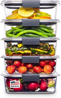 Rubbermaid Brilliance Tritan Plastic Food Storage Containers BPA Free Airtight by Rubbermaid
