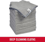 Rubbermaid All Purpose Microfiber Cleaning Cloth Towels, 50 Pack, Non-Scratch - Image 2