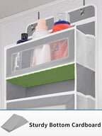 JARLINK 2 Pack Over the Door Organizer Storage, 5 Shelf Hanging Door Organizer - Image 8