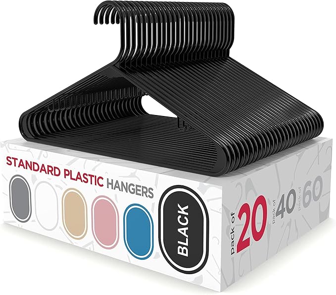 Sharpty Plastic Hangers Clothes Hangers by Sharpty