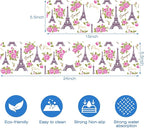 Romantic Eiffel Tower Roses Kitchen Sink Splash Guard Mat Absorbent Fast Drying - Image 3
