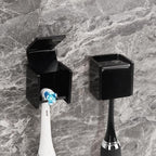 2 PCS Toothbrush Holder Wall Mounted by LUEXBOX