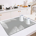 Dish Drying Mat for Multiple Usage. Super Absorbent, Easy clean, Quick dry by Mokiwala