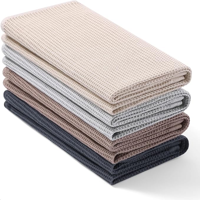 Homaxy 100% Cotton Waffle Weave Kitchen Towels by Homaxy