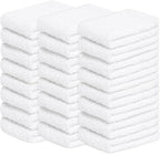 Looperry White Terry Cloth Rags 13"x13" Inches Commercial Grade Dish Cloth by Looperry