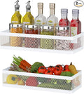 PUSDON Hanging Storage Baskets Organizer Wall Mount, Metal Wire Storage Bin Rack by PUSDON