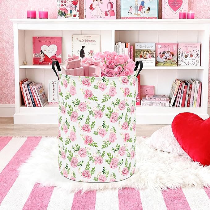 QUEENLALA Large Storage Basket, Laundry Hamper/Bathroom/Home Decor/Collapsible - Image 5