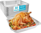 9x13 Thickened Aluminum Foil Pans, Food Prep, Steam Table, and Party Catering. by WAWINYAirVentFilters