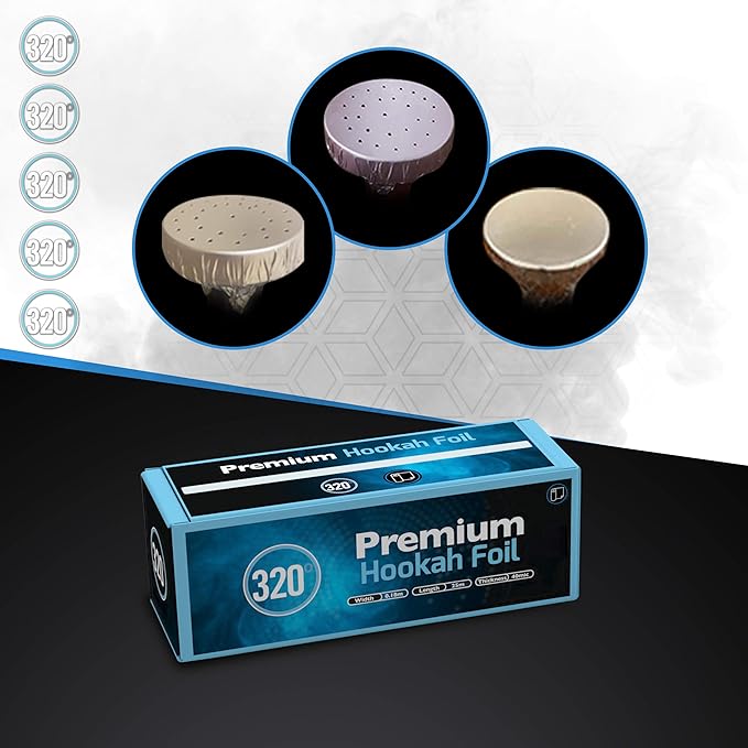 320° Premium Hookah Aluminum Foil - Image 4