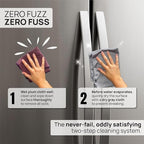 Claro Stainless Steel Cleaner Cloth 8-Pack – Microfiber Cleaning Cloths - Image 4