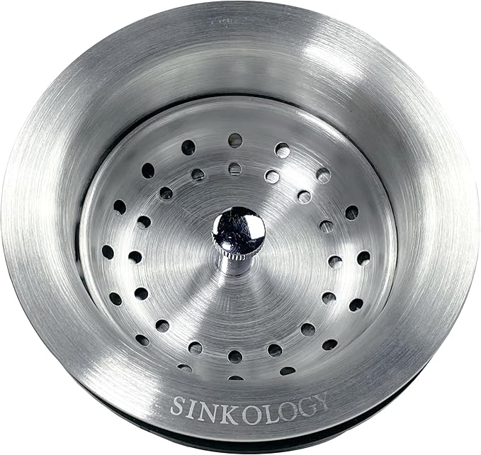 SinkSense Kitchen Sink Heavy Duty Basket Strainer Drain by Sinkology