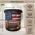 Football Large Clothes Hamper Bag - Image 2