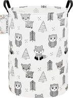 FANKANG Storage Basket, Nursery Hamper Canvas Laundry Basket Foldable by FANKANGStorageBasket