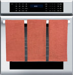 Serafina Home Peach Coral Salmon Kitchen Hand Dish Towels: Oversized 28" x 18" - Image 2