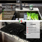 Faucet Mat For Kitchen Sink, Sink Stone Quick Dry Around Faucet, Super Absorbent - Image 5