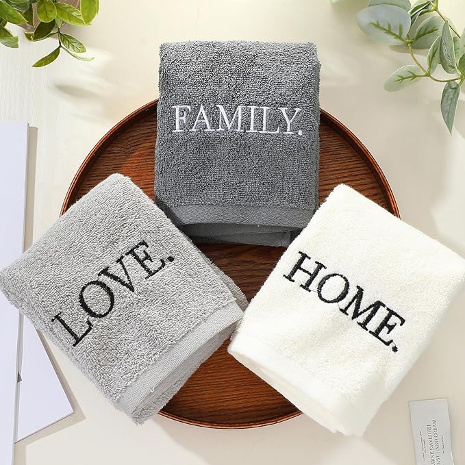 3 Pcs Farmhouse Decorative Hand Towels - Image 4