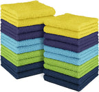 DecorRack 20 Pack 100% Cotton Wash Cloth, Luxurious Soft, 12 x 12 inch Ultra - Image 8