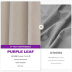 PURPLE LEAF 8.2' X 11.5' Tilting Patio Umbrella with Base Outdoor Cantilever Swivel Rectangle Umbrella Aluminum Offset Umbrella with 360-degree Rotation for Garden Deck Pool Patio Beige - Image 4