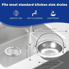 2 Pack Kitchen Sink Drain Strainer - Image 2