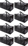 Extra Large Moving Bags with Zippers & Carrying Handles, Heavy-Duty Storage Tote by PANDA+JOYS