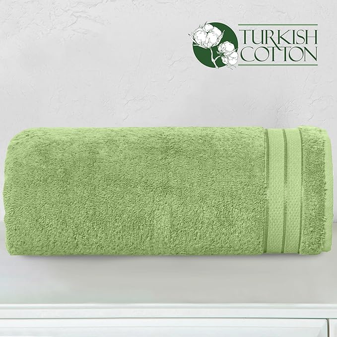 Elegant Comfort Three Line Popcorn Extra Large Luxury Bath Towel - Image 3