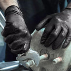 TitanFlex Heavy Duty Black Industrial Nitrile Gloves - Image 6