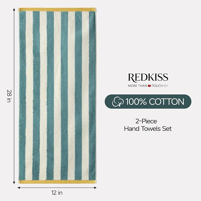 REDKISS 2-Pack Luxury Hand Towels - Image 5