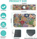 Dish Drying Mat for Kitchen Counter Matt, Super Absorbent Non-slip Rubber Backed - Image 2