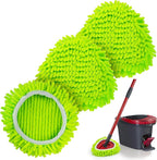 Chenille Duster Mop Head Compatible by Ucoolbe