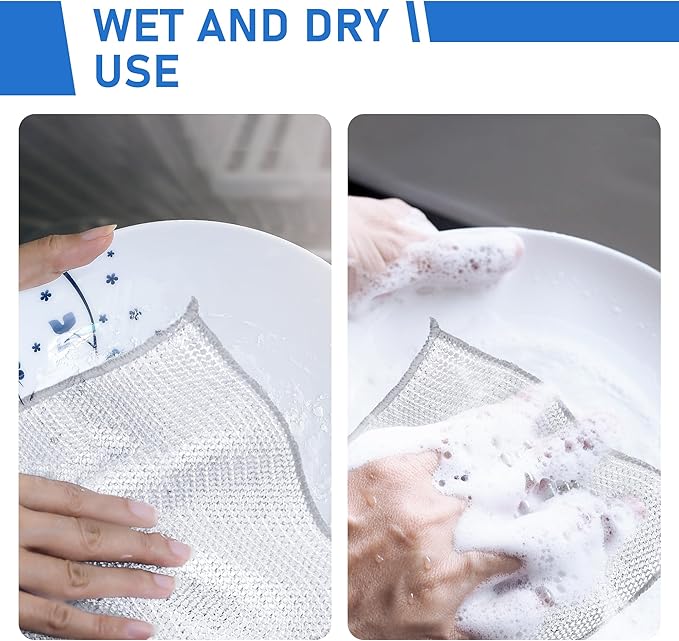 20pcs Set Non-Scratch Steel Wool Dishcloth - Image 4