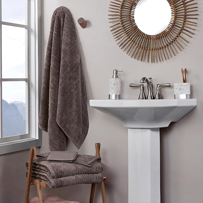 SKL Home CloudSoft 100% Cotton Luxury 6-Piece Towel Set, 600 GSM, Ultra Plush & - Image 5