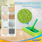 KEEPOW Reusable Dry Sweeping/Wet Mopping Cloths Compatible - Image 5