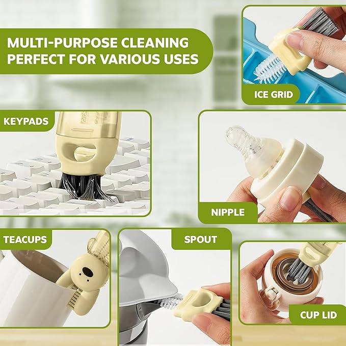 Cup Lid Cleaning Brush, 3 in 1 Lid Cleaner - Image 5