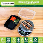 Freshware Meal Prep Containers 1 Compartment Food Storage Containers - Image 2