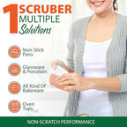 Peachy Clean Silicone Dish Sponge Scrubbers, Unscented Freshness, Non-Scratch - Image 3