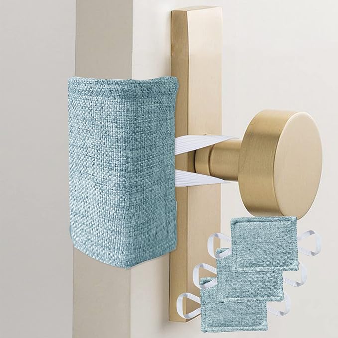Nursery Door Latch Cover Door Silencer Cushion, Quiet Lock Cover Closer Durable by WARMTONE