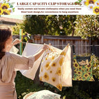 2 Pcs Clothes Pin Hanging Bag - Image 5