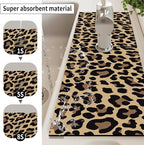 Absorbent Splash Guard Mat for Kitchen Sink, 15×5.5 Inch Cute Fast Drying Drip - Image 2