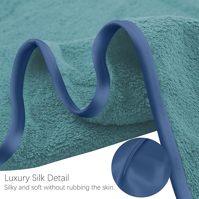 TENSTARS Luxury Silk Hemming Towel Set - Image 6