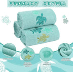 3 Pack Sea Turtle Coastal Hand Towels - Image 3